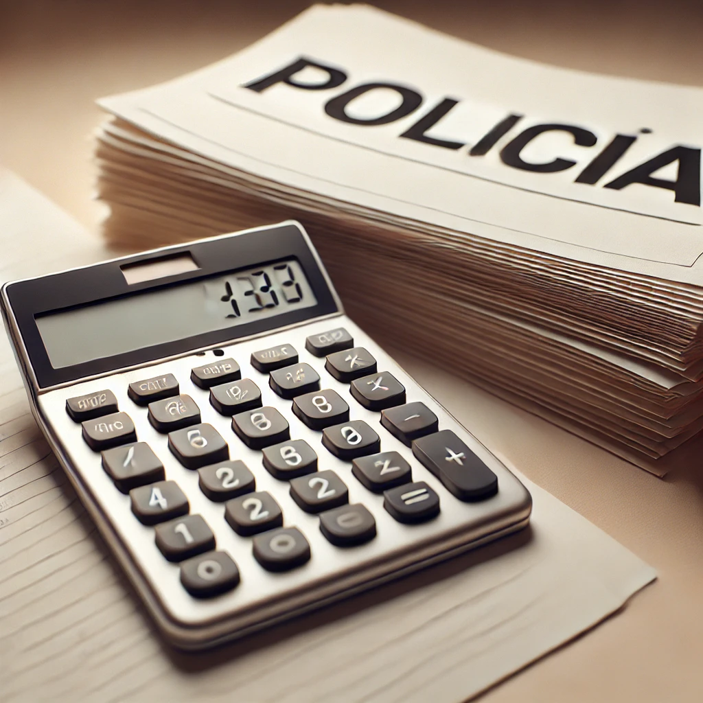 Calculadora notas policía nacional
