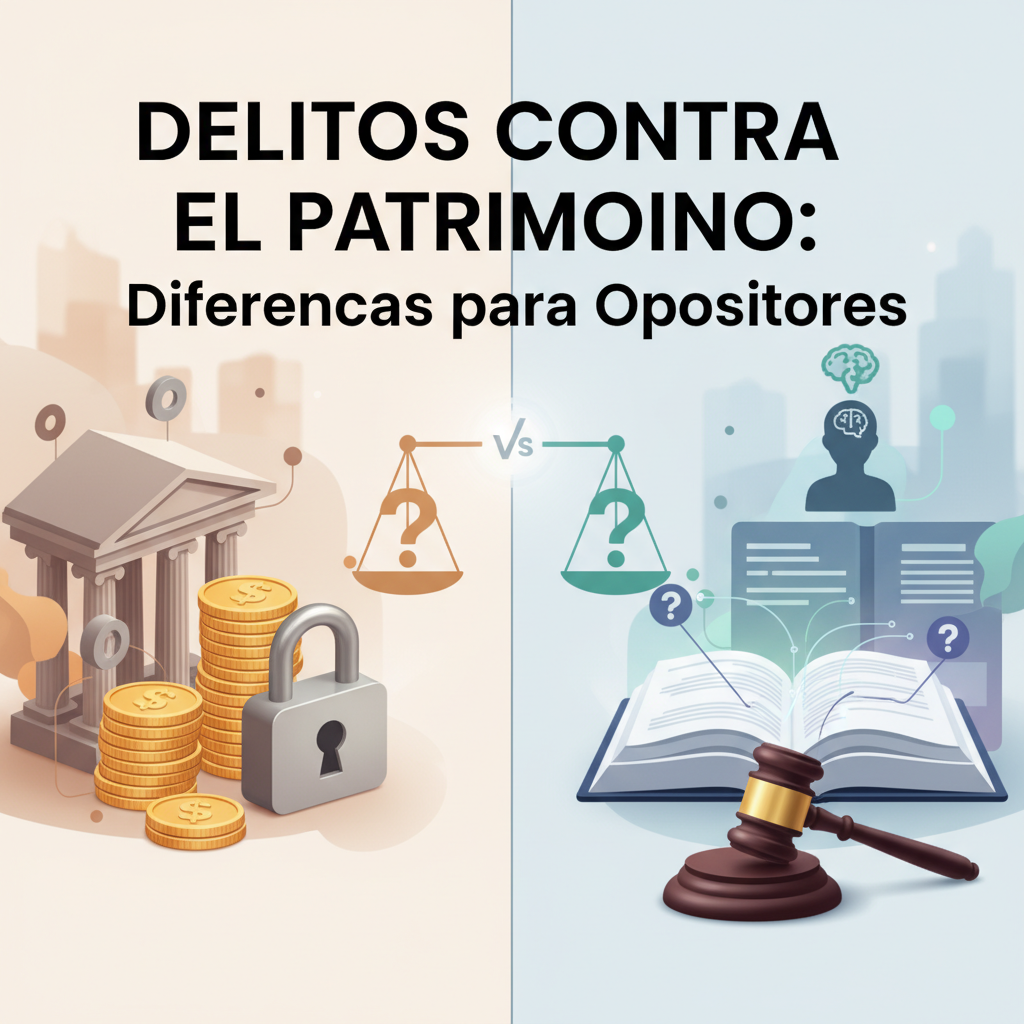 Delitos contra el Patrimonio: Diferencias para Opositores