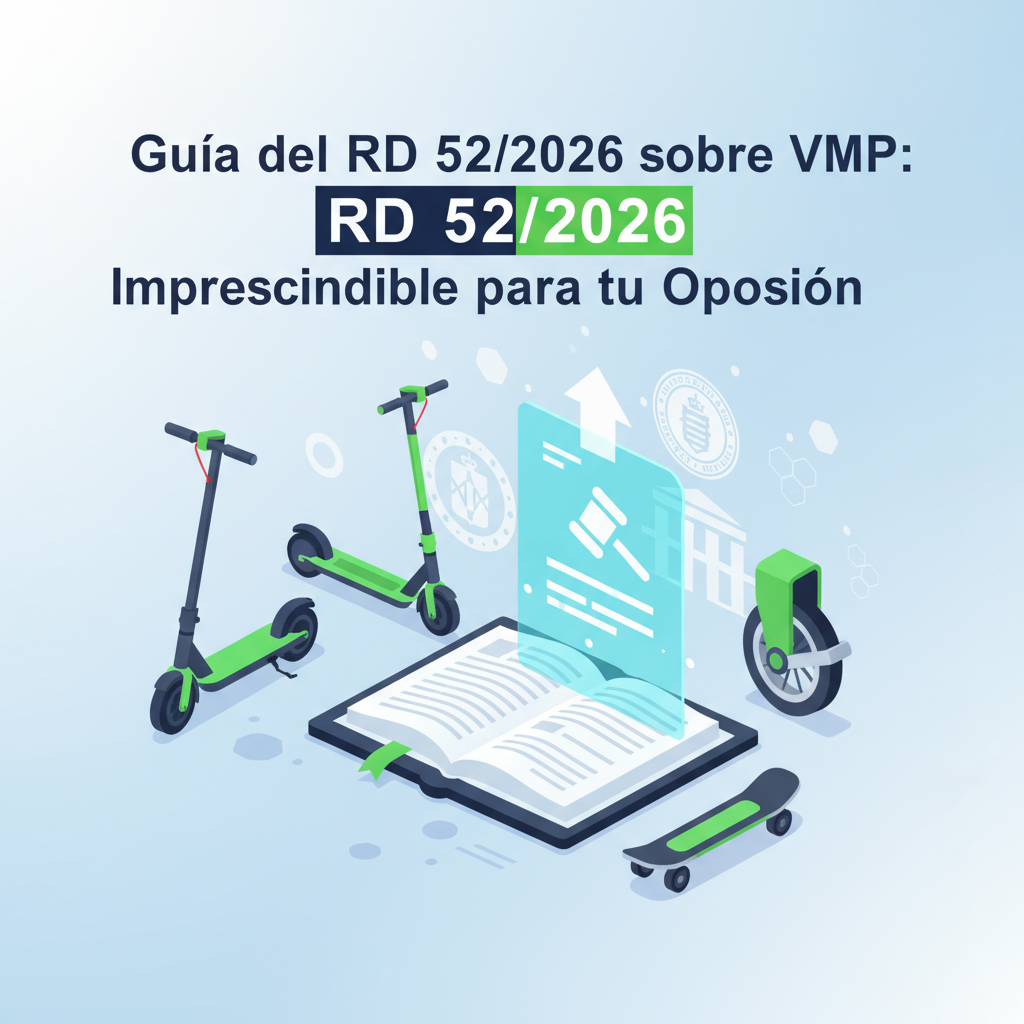Guía del RD 52/2026 sobre VMP: Imprescindible para tu Oposición
