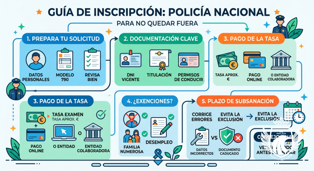 Infografía: Inscripción Policía Nacional: guía para no quedar fuera