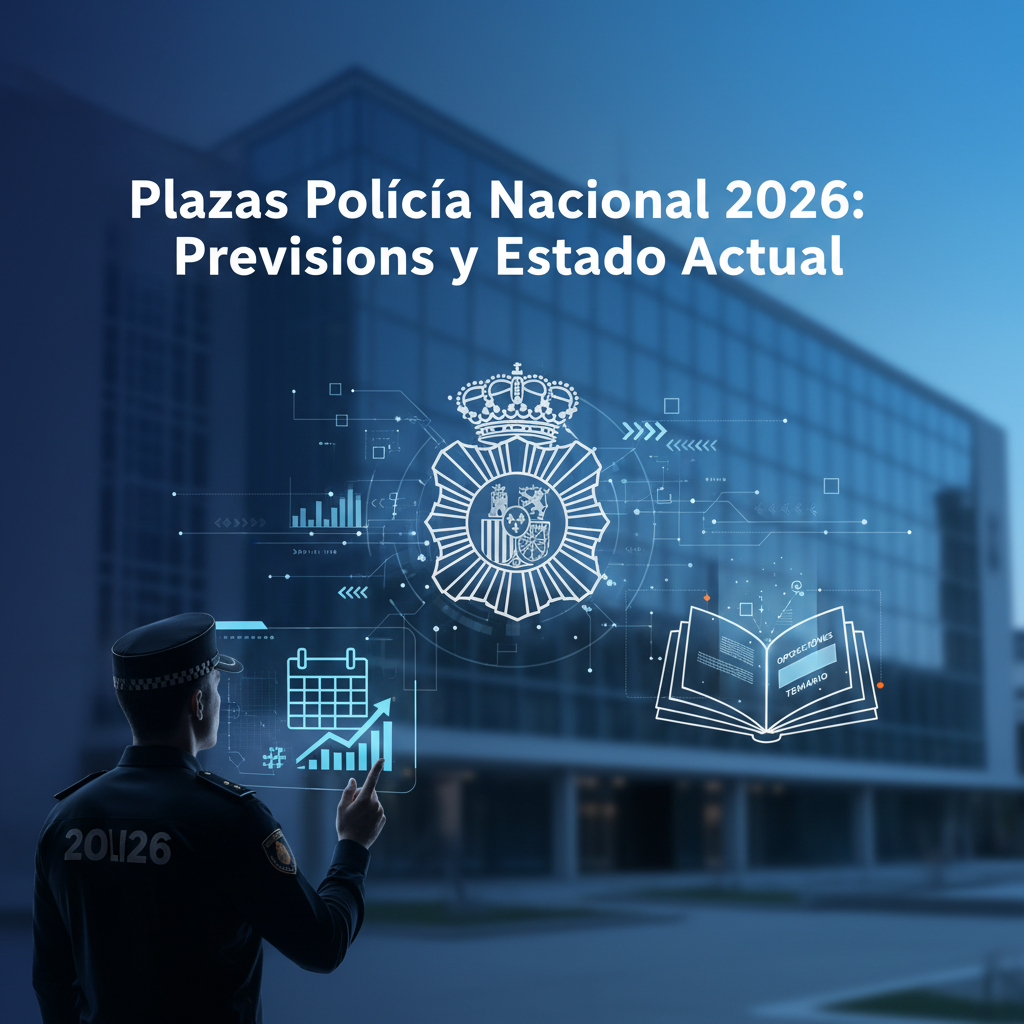 Plazas Policía Nacional 2026: Previsiones y Estado Actual