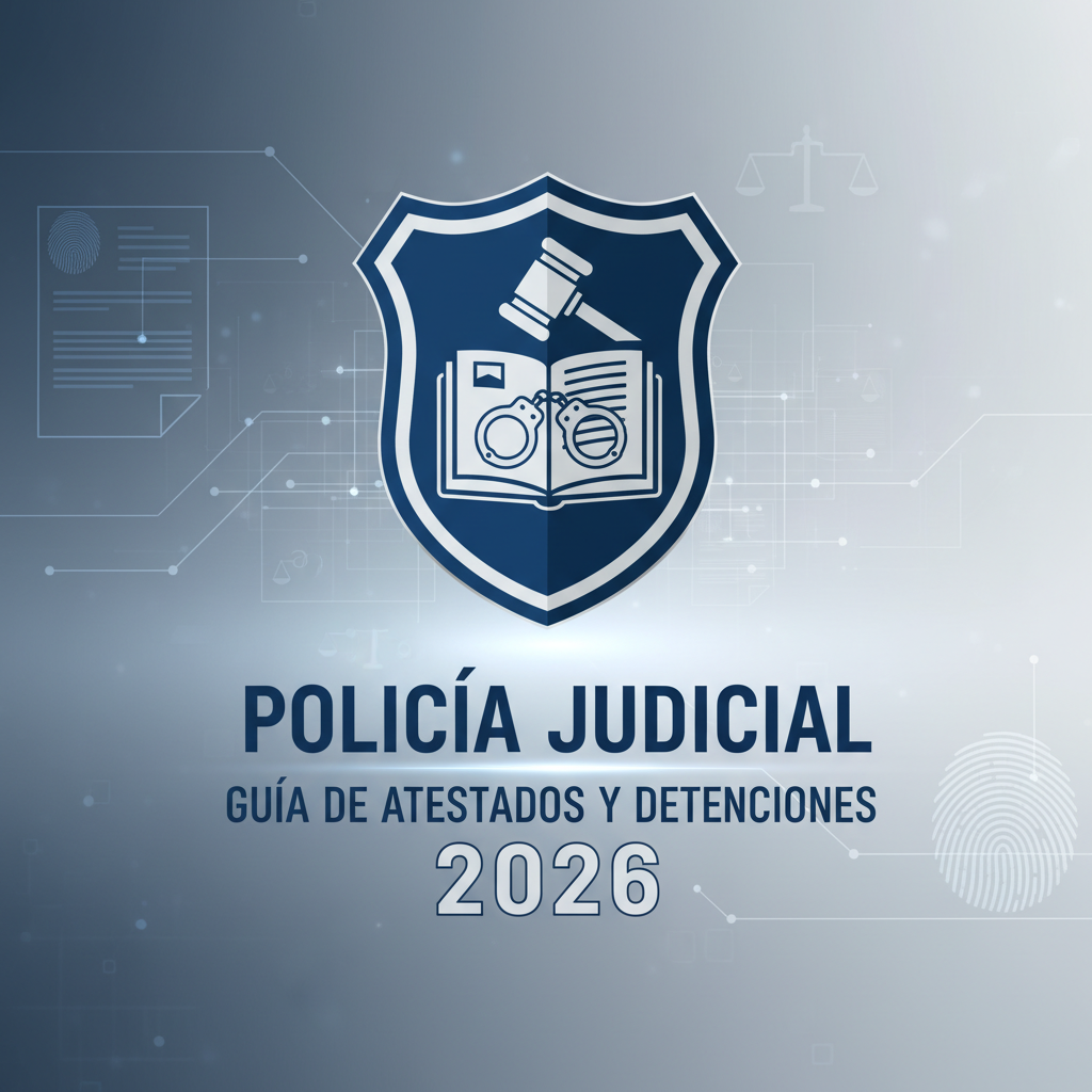Policía Judicial: Guía de Atestados y Detenciones 2026