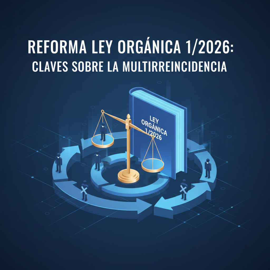 Reforma Ley Orgánica 1/2026: Claves sobre la Multirreincidencia