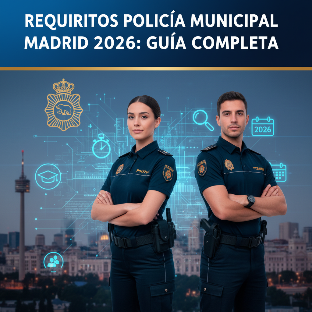 Requisitos Policía Municipal Madrid 2026: Guía Completa